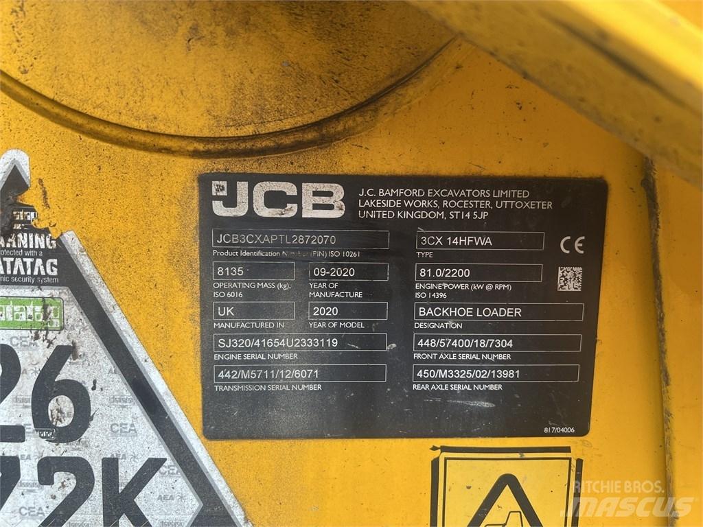 JCB 3 CX Εκσκαφείς Φορτωτές τύπου JCB