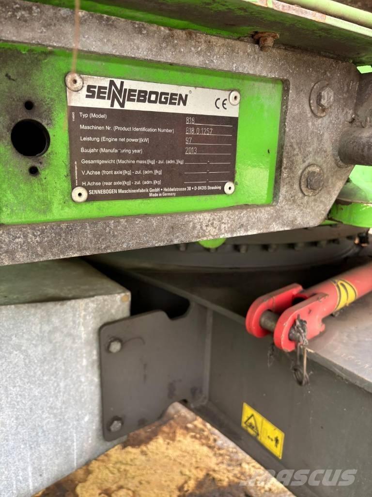 Sennebogen 818 Βιομηχανικά μηχανήματα διαχείρισης αποβλήτων
