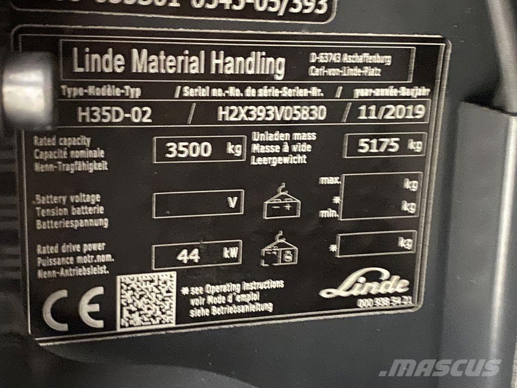 Linde H35D-02 Πετρελαιοκίνητα Κλαρκ