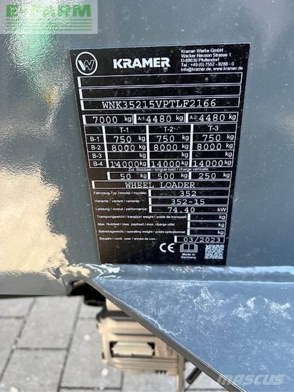 Kramer kl35.8t Συστήματα τηλεχειρισμού για τη γεωργία