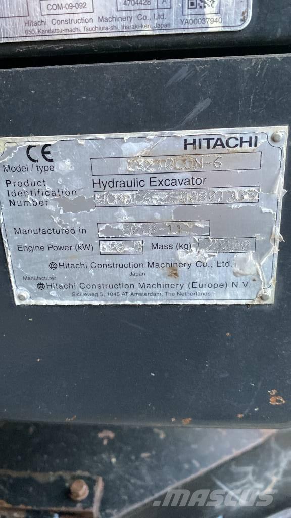 Hitachi ZX210LCN-6 Θεριζοαλωνιστικές μηχανές