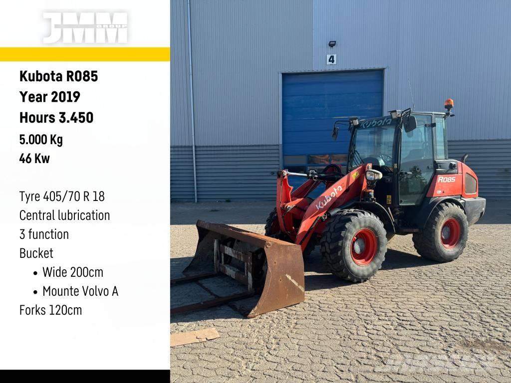 Kubota R085 Φορτωτές με λάστιχα (Τροχοφόροι)