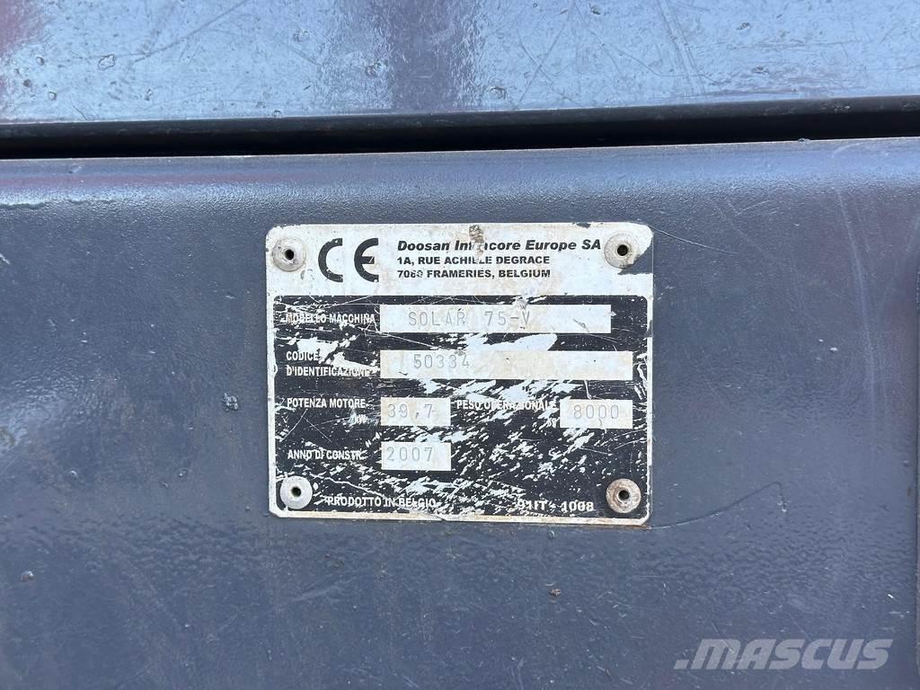Doosan SOLAR 75V Μίνι εκσκαφείς 7t - 12t
