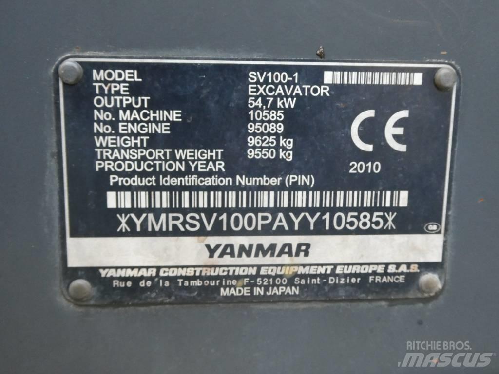 Yanmar SV 100-1 Μίνι εκσκαφείς 7t - 12t