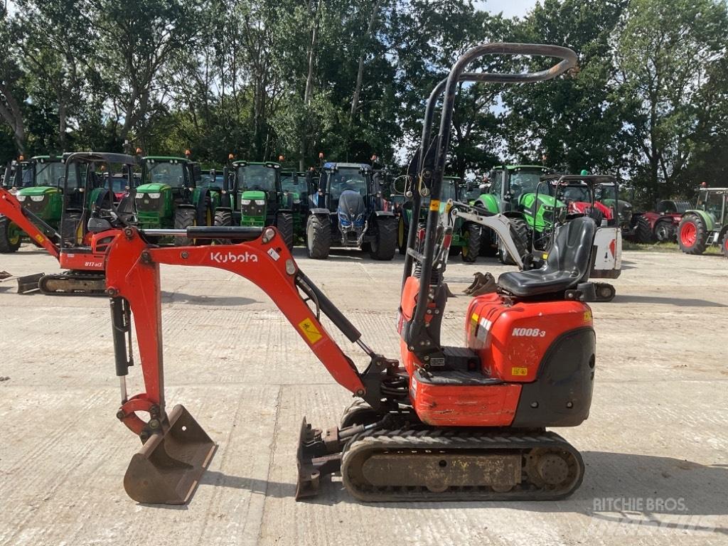 Kubota K 008-3 Εκσκαφάκι (διαβολάκι) < 7t