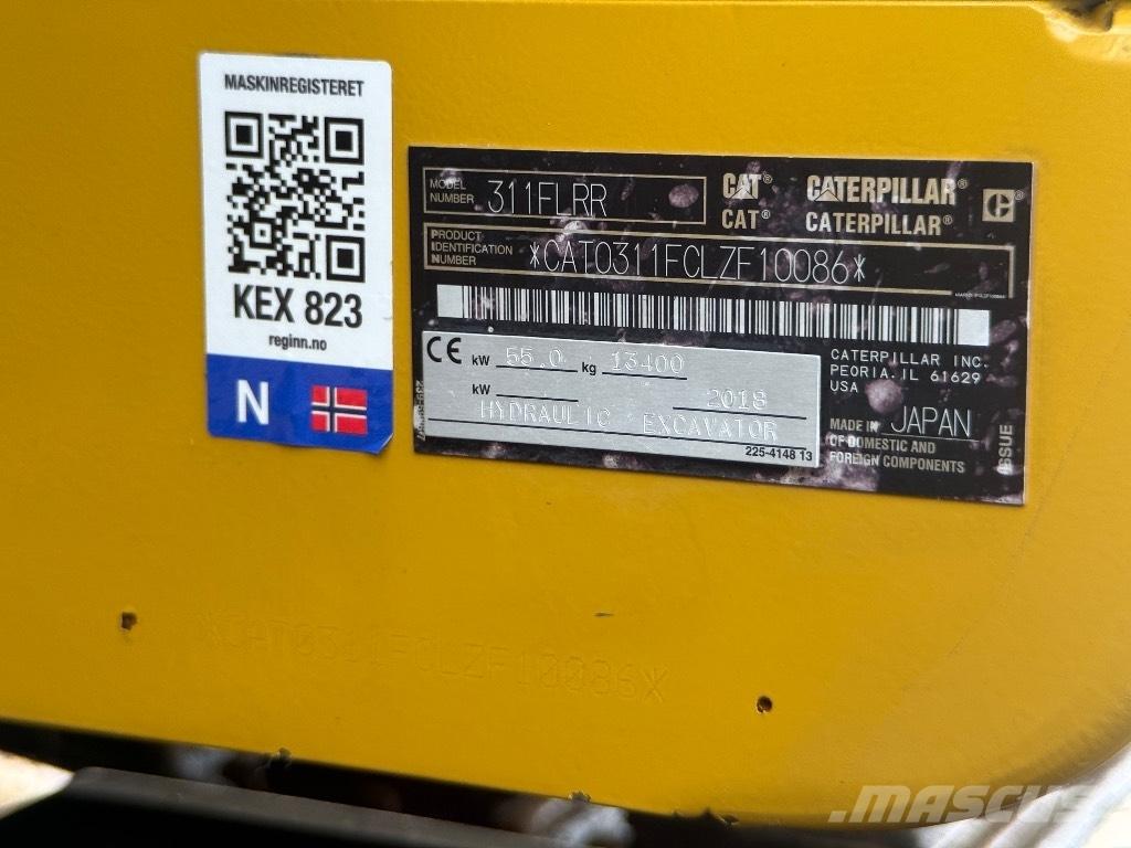 CAT 311 F LRR Εκσκαφείς με ερπύστριες