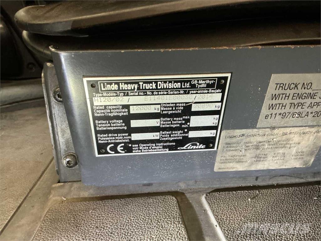 Linde H120D/1200 Πετρελαιοκίνητα Κλαρκ