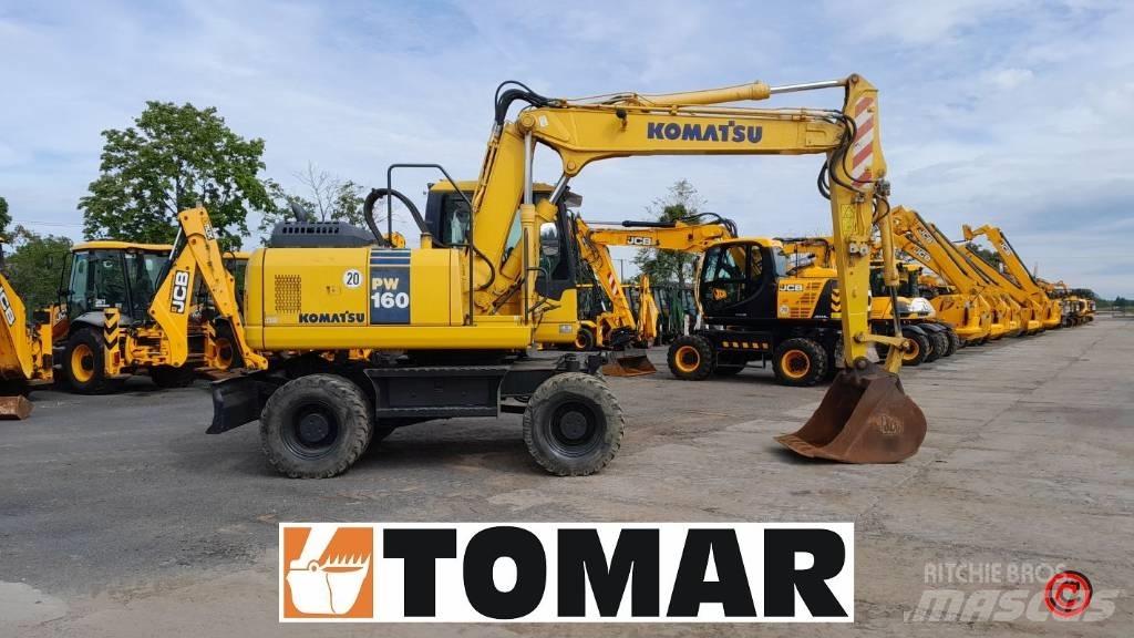Komatsu PW 160-7 Εκσκαφείς με τροχούς - λάστιχα