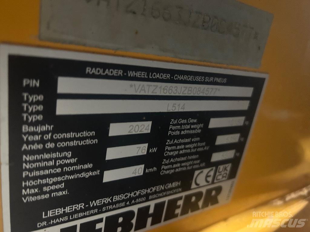 Liebherr L 514 Φορτωτές με λάστιχα (Τροχοφόροι)