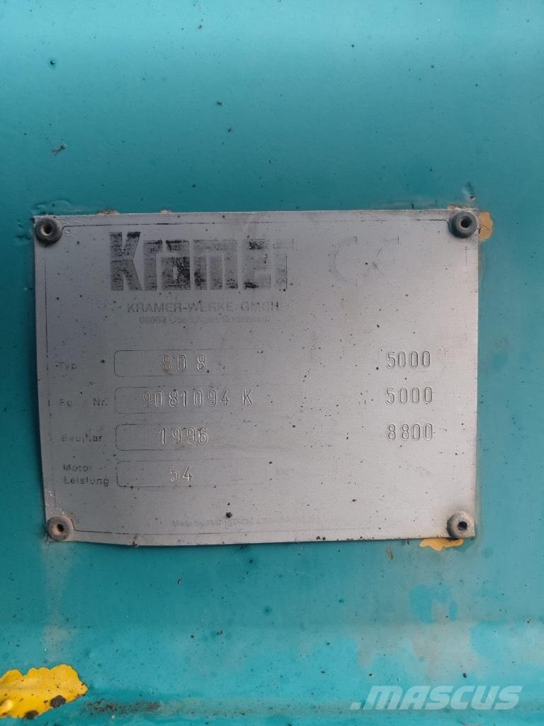 Kramer 808 Εκσκαφείς με τροχούς - λάστιχα