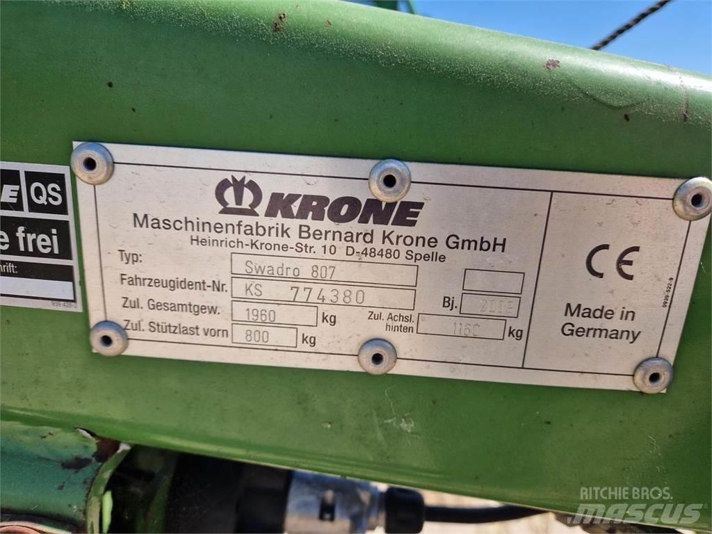 Krone Swadro 807 Αναμοχλευτήρες
