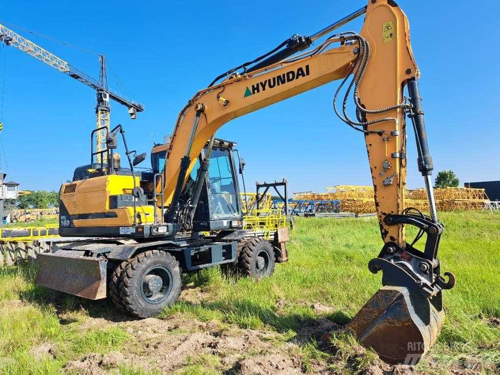 Hyundai HW140 Εκσκαφείς με τροχούς - λάστιχα