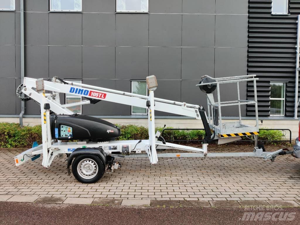 Dino 105 TL Skylift Εναέριες πλατφόρμες τοποθετημένες σε ρυμούλκα