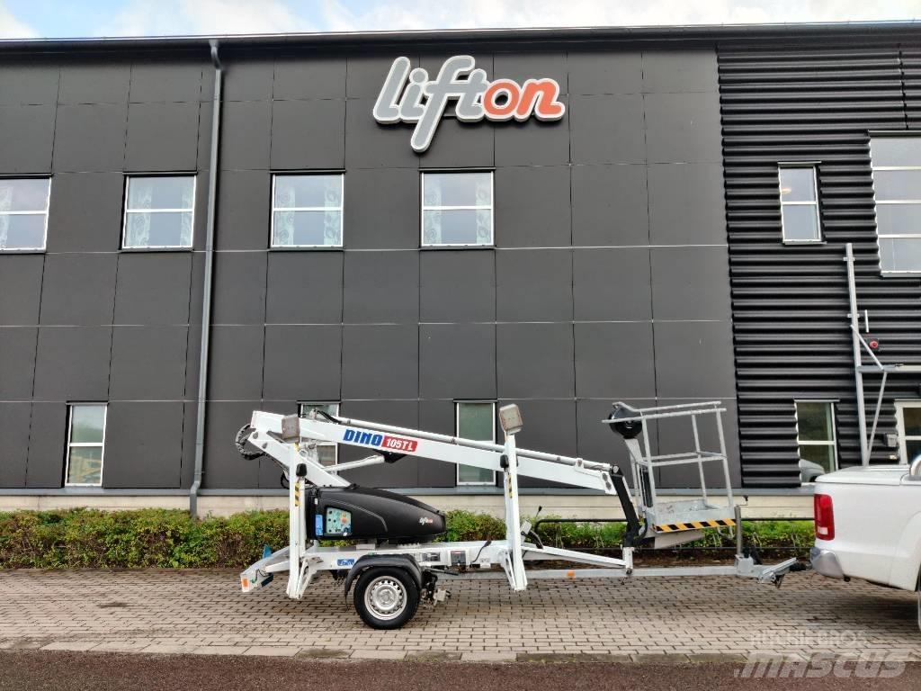 Dino 105 TL Skylift Εναέριες πλατφόρμες τοποθετημένες σε ρυμούλκα