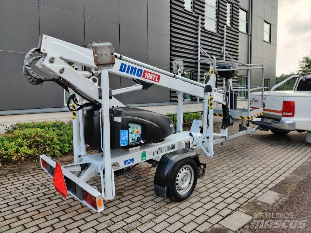 Dino 105 TL Skylift Εναέριες πλατφόρμες τοποθετημένες σε ρυμούλκα