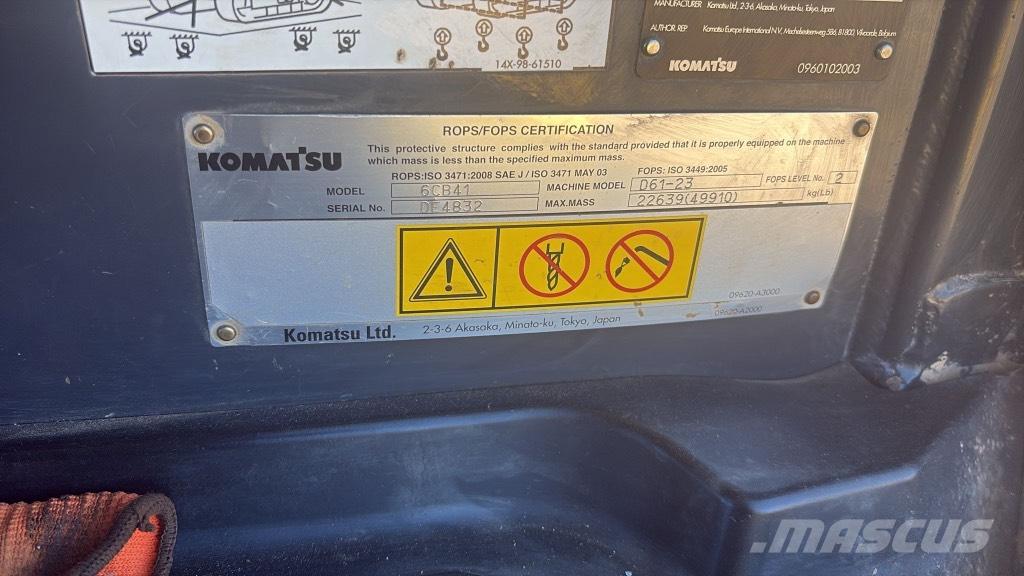 Komatsu D 61 EX-23 Μπουλντόζες με ερπύστριες