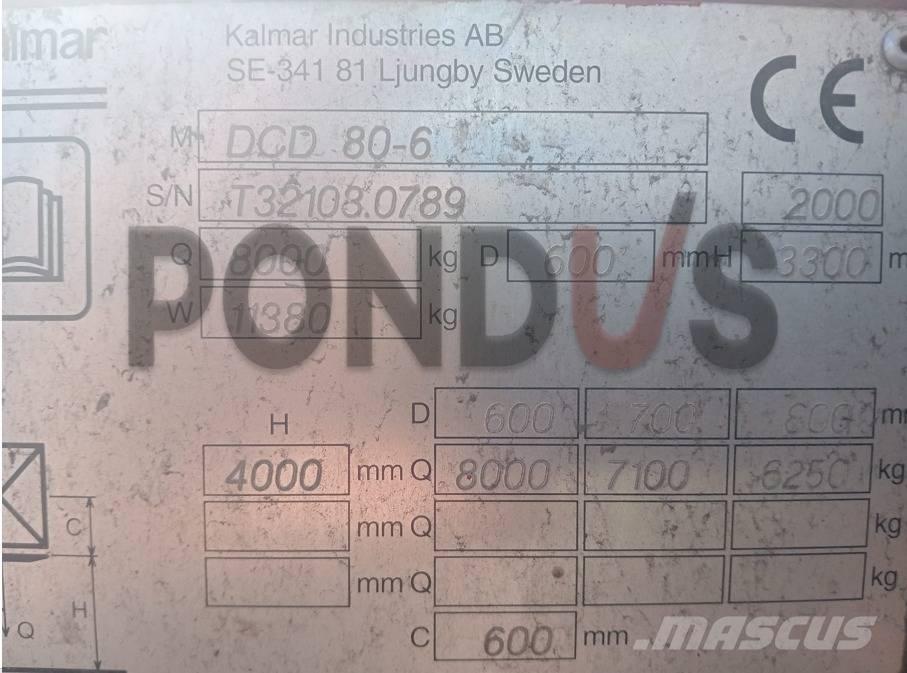 Kalmar DCD 80-6 Πετρελαιοκίνητα Κλαρκ