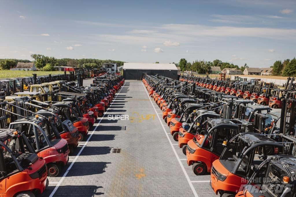 Linde L16 Παλετοφόρα πεζού χειριστή με ιστό