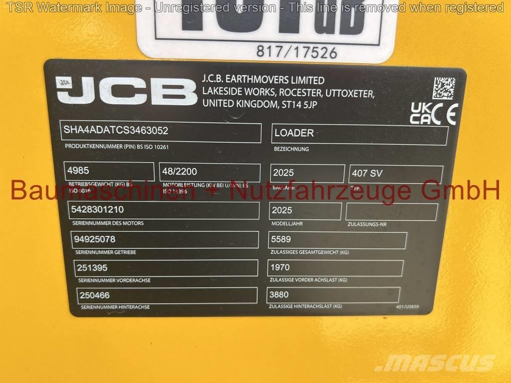 JCB 407 Klima -Demo- Φορτωτές με λάστιχα (Τροχοφόροι)