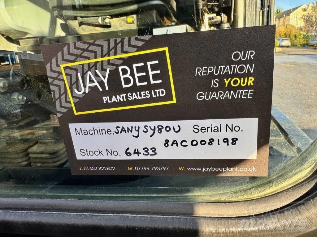 Sany SY 80 U Εκσκαφάκι (διαβολάκι) < 7t