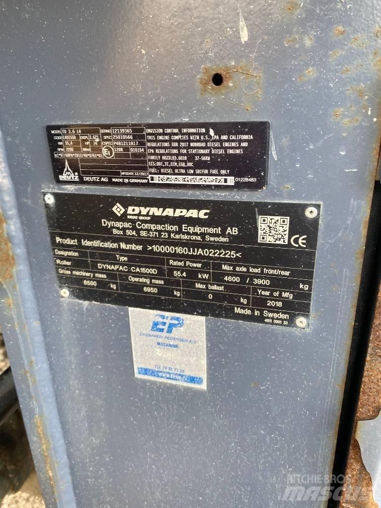 Dynapac CA 1500 D Άλλοι κύλινδροι