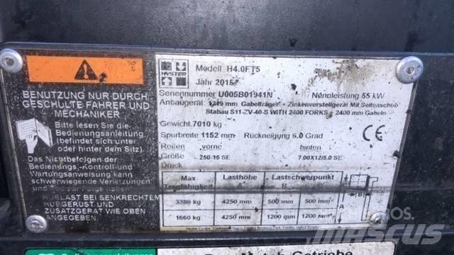 Hyster H 4.0 FT 5 Πετρελαιοκίνητα Κλαρκ