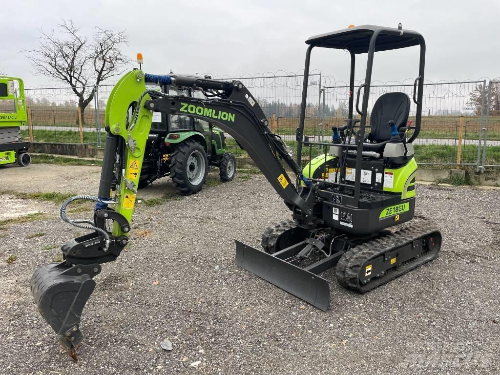 Zoomlion ZE18GU Εκσκαφάκι (διαβολάκι) < 7t