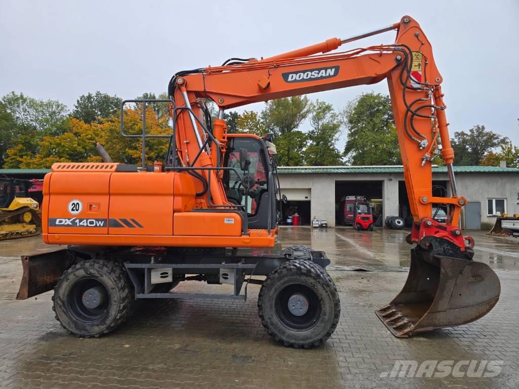 Doosan DX 140-W Εκσκαφείς με τροχούς - λάστιχα