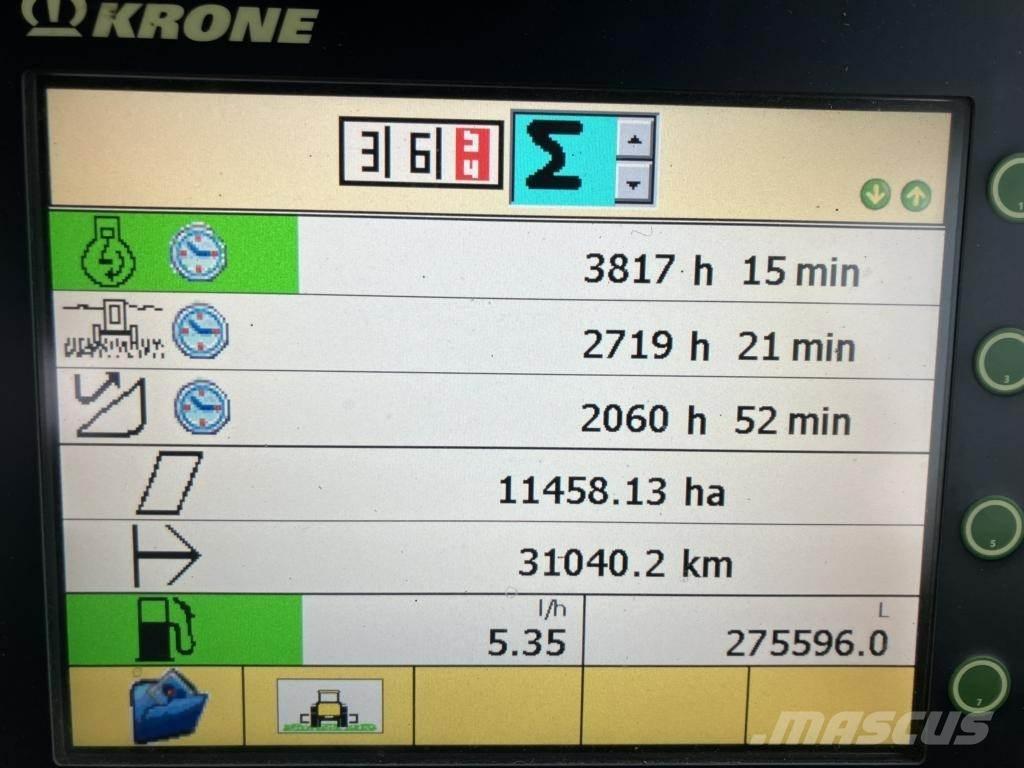 Krone BIG X 1100 Ενσιρωκοπτικές μηχανές