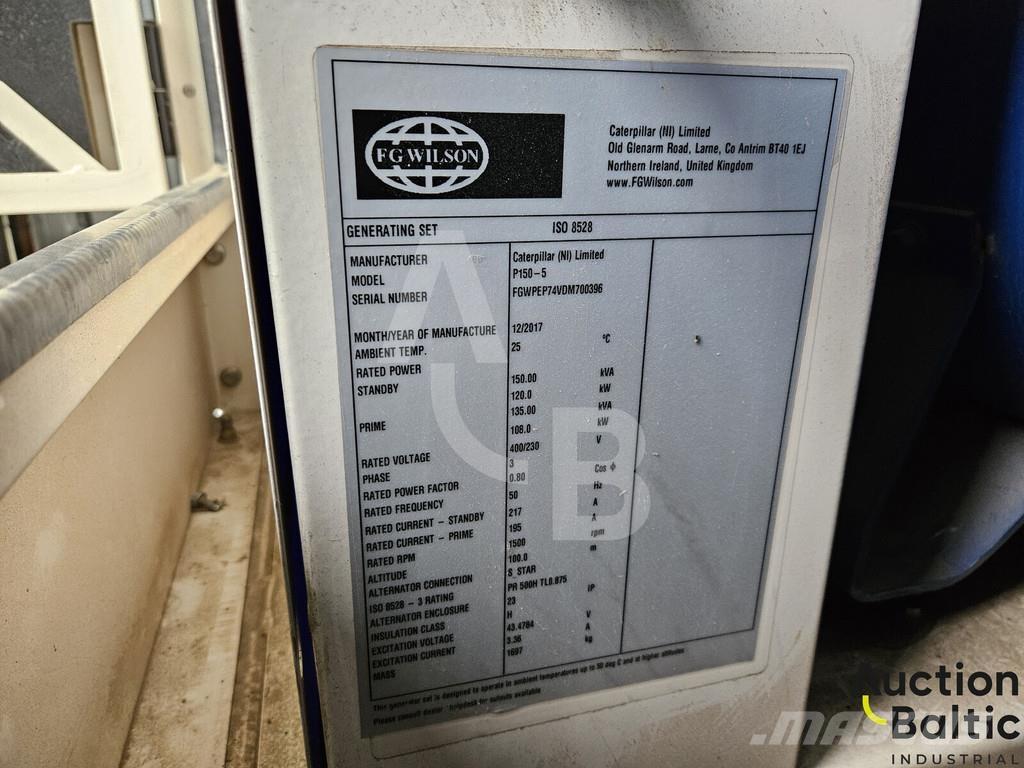 FG Wilson P150-5 Γεννήτριες ντίζελ