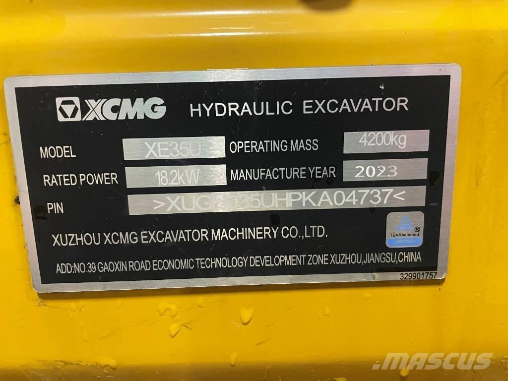 XCMG XE 35 U Εκσκαφάκι (διαβολάκι) < 7t