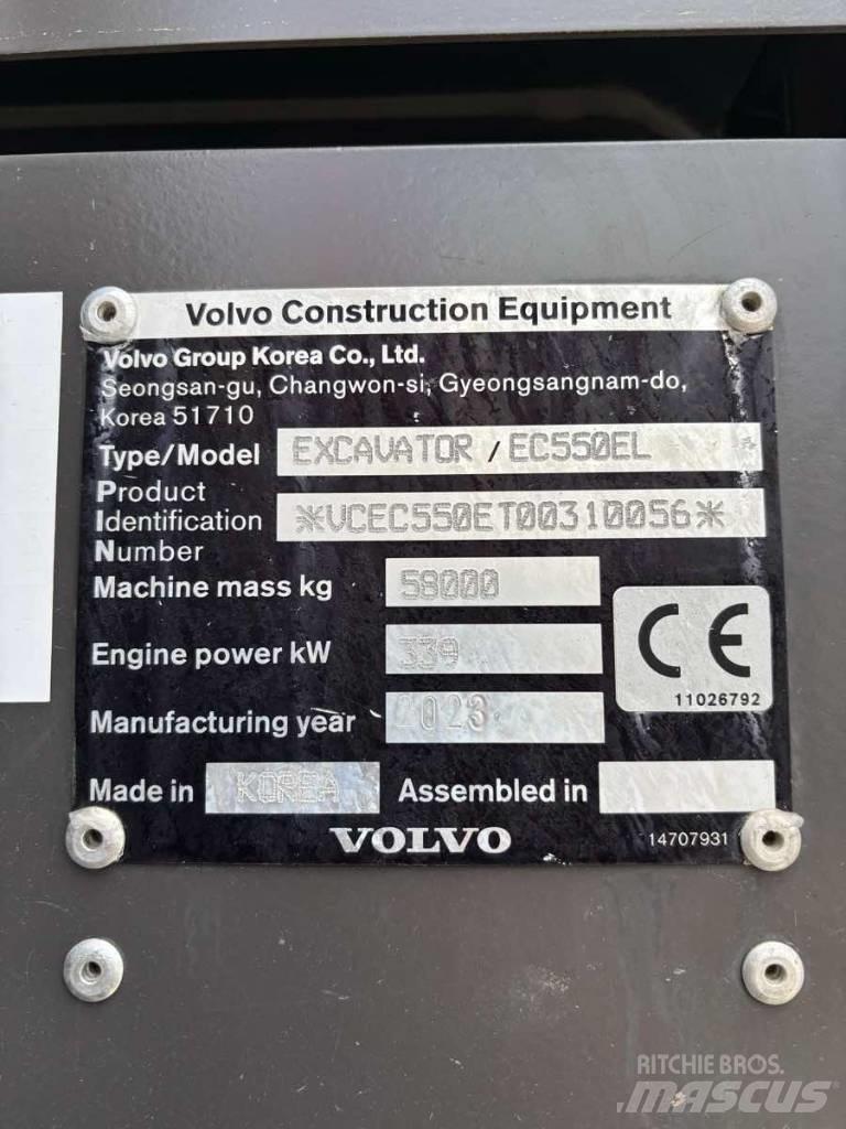 Volvo EC550EL Εκσκαφείς με ερπύστριες