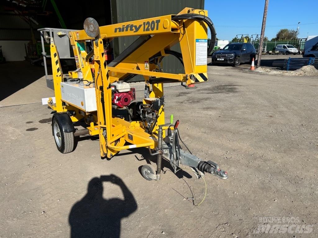 Niftylift 120TPE Εναέριες πλατφόρμες τοποθετημένες σε ρυμούλκα