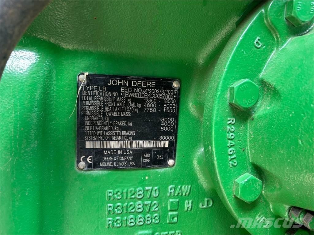 John Deere 8310R Τρακτέρ