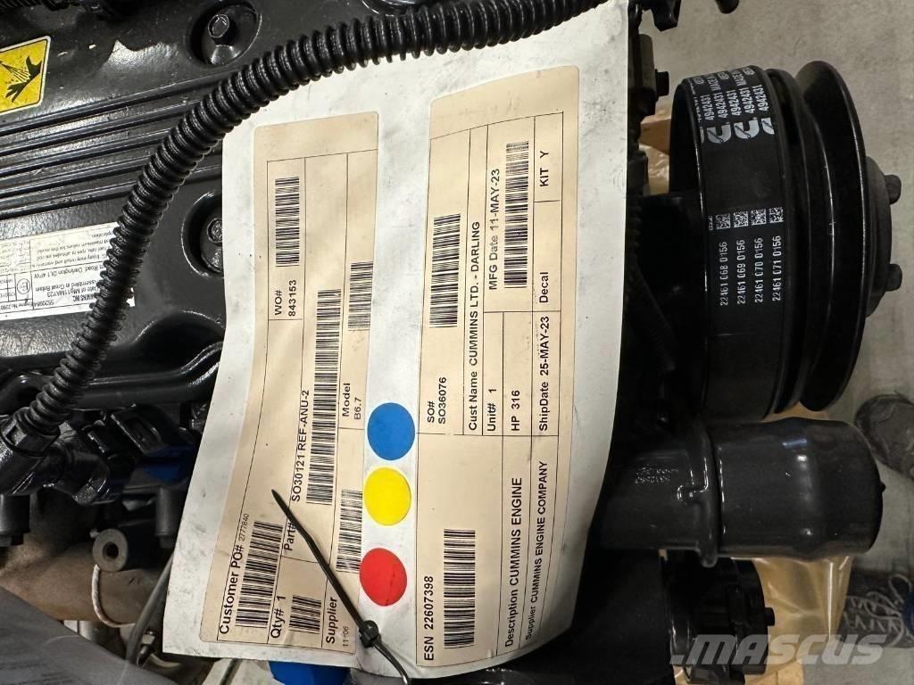Cummins B6.7 FR95272 Άλλα γεωργικά μηχανήματα