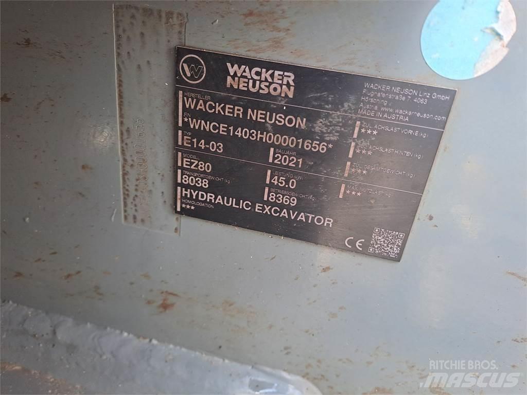 Wacker Neuson EZ80 Εκσκαφείς με ερπύστριες