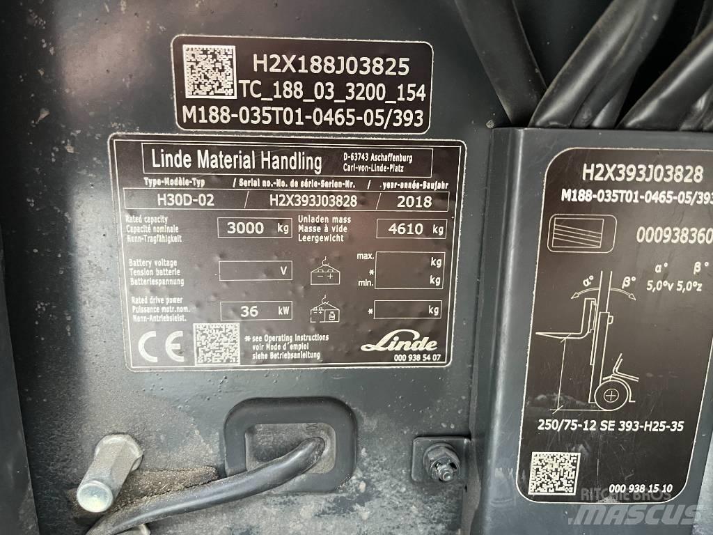 Linde H30D-02 Πετρελαιοκίνητα Κλαρκ