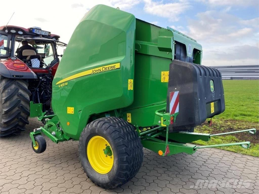 John Deere V 451 M Πρέσες κυλινδρικών δεμάτων