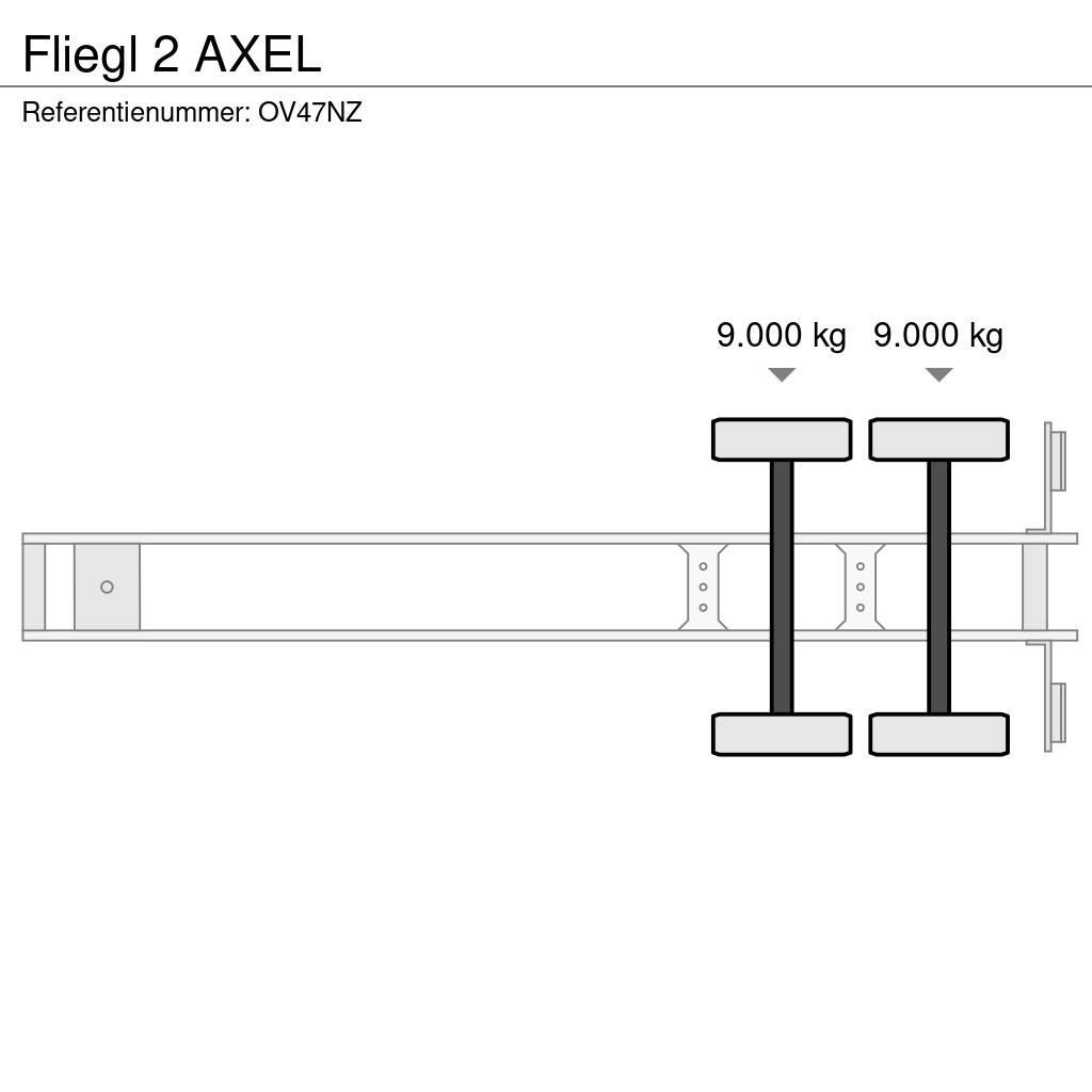 Fliegl 2 AXEL Ημιρυμούλκες με χαμηλό δάπεδο