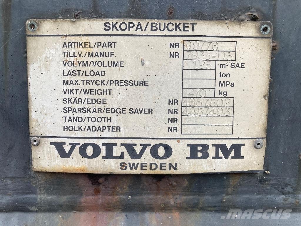 Volvo BM Skovl Φορτωτές με λάστιχα (Τροχοφόροι)