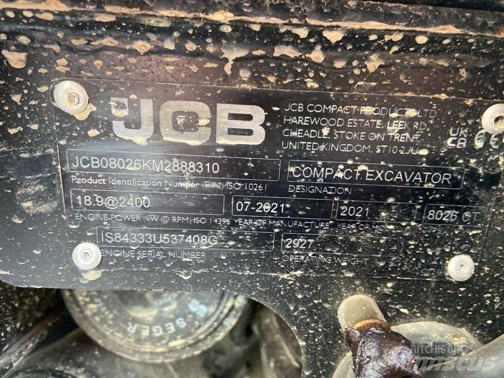JCB 8026CTS Εκσκαφείς με ερπύστριες