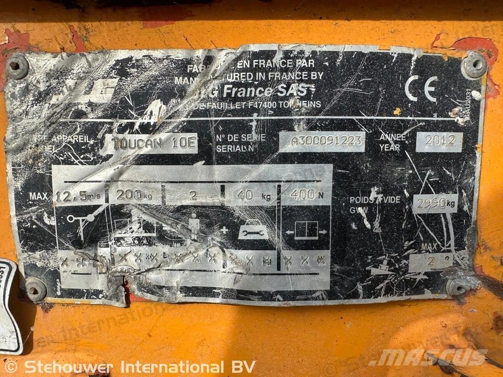 JLG Toucan 10E Άλλοι ανυψωτήρες και πλατφόρμες