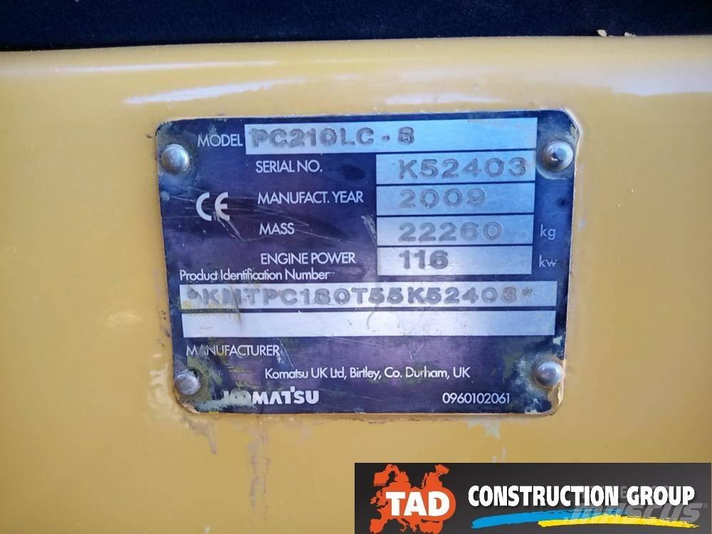 Komatsu PC210LC-8 Εκσκαφείς με ερπύστριες