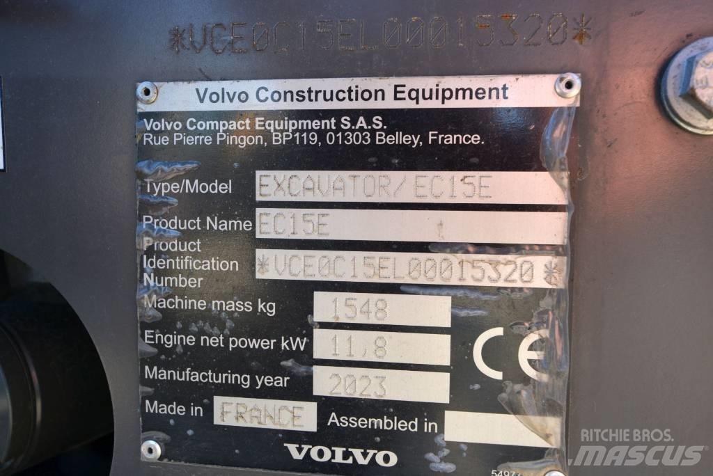Volvo EC 15 E Εκσκαφάκι (διαβολάκι) < 7t