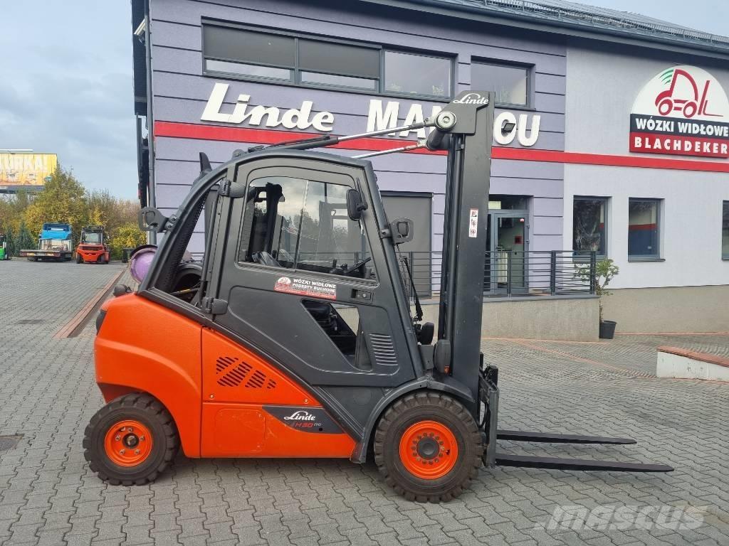 Linde H30T-02 Περονοφόρα ανυψωτικά κλαρκ με φυσικό αέριο LPG