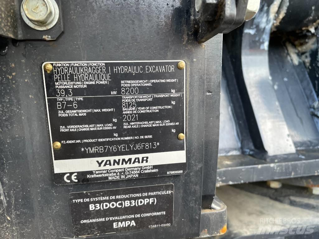 Yanmar B7 Μίνι εκσκαφείς 7t - 12t
