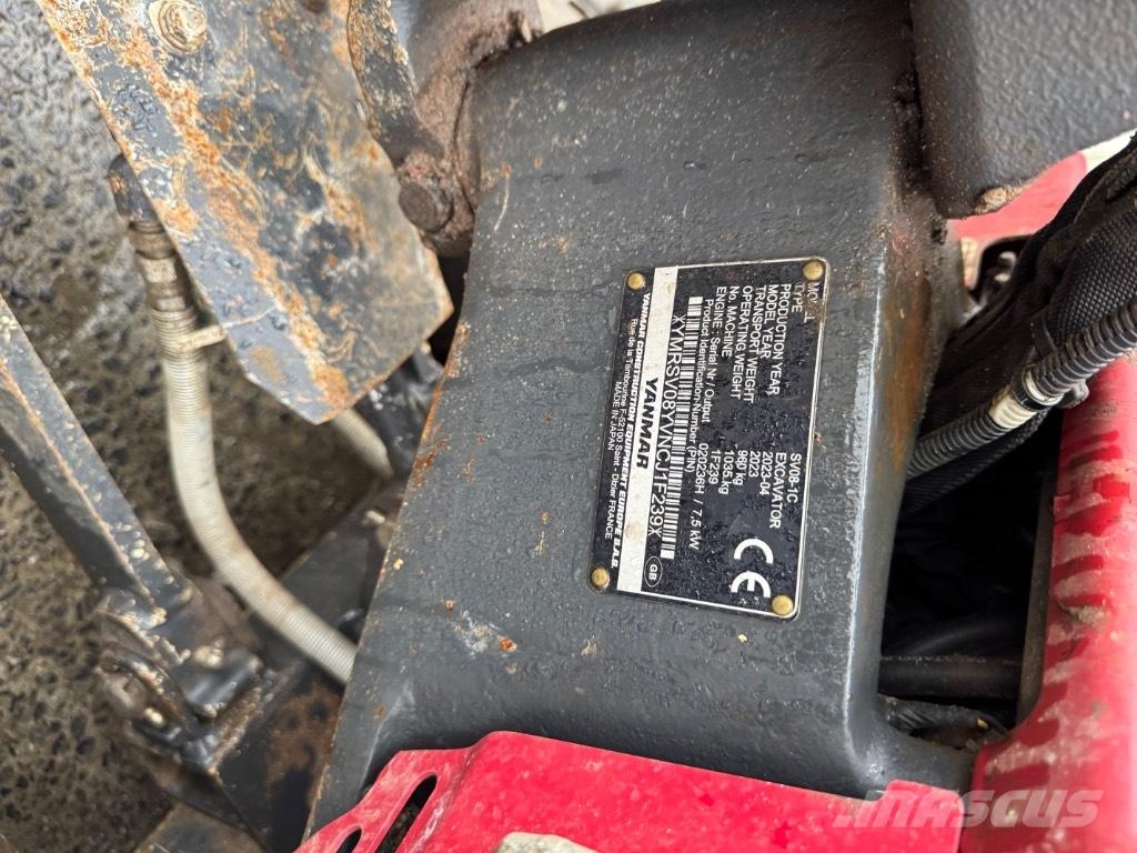 Yanmar SV08 (1F239) Εκσκαφάκι (διαβολάκι) < 7t