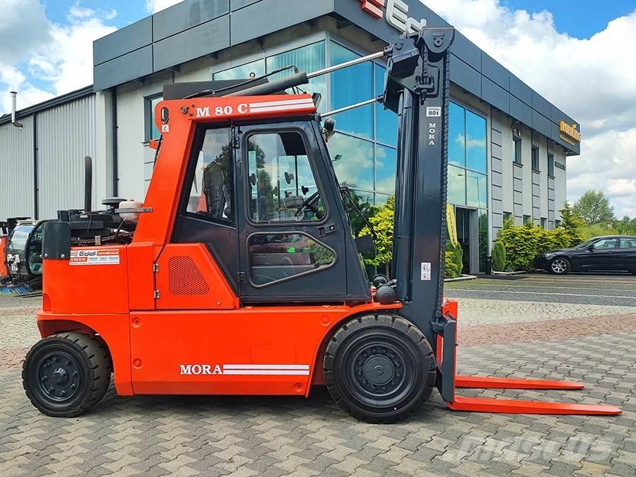 Mora M80C Περονοφόρα ανυψωτικά κλαρκ με φυσικό αέριο LPG