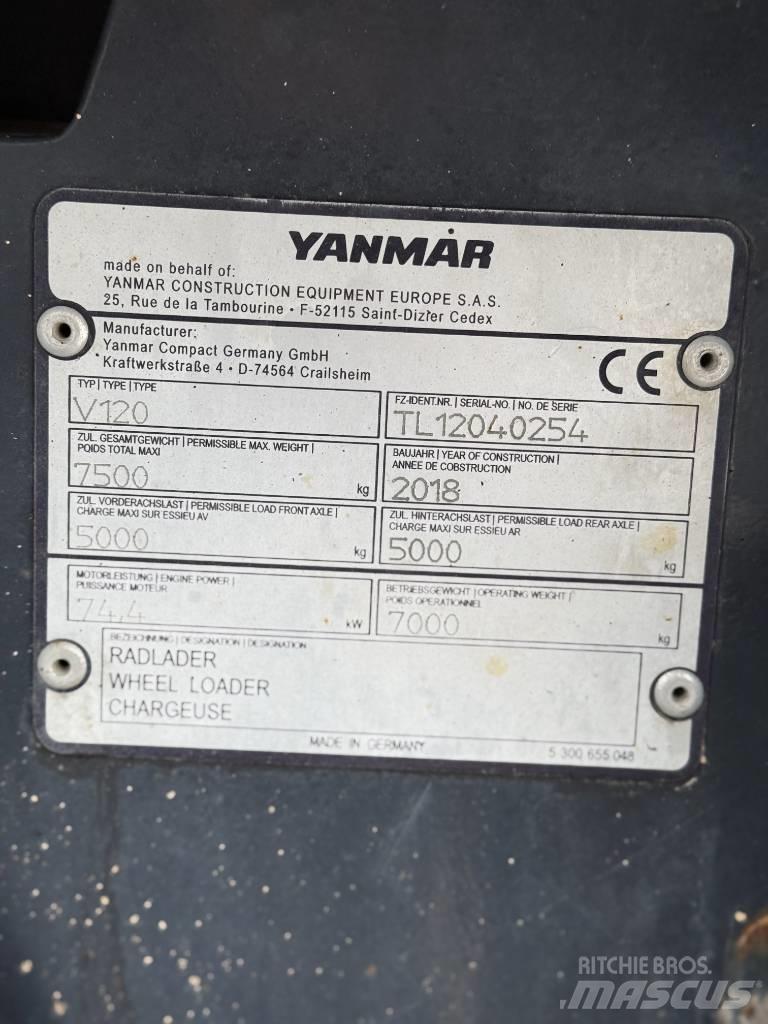 Yanmar V 120 Φορτωτές με λάστιχα (Τροχοφόροι)