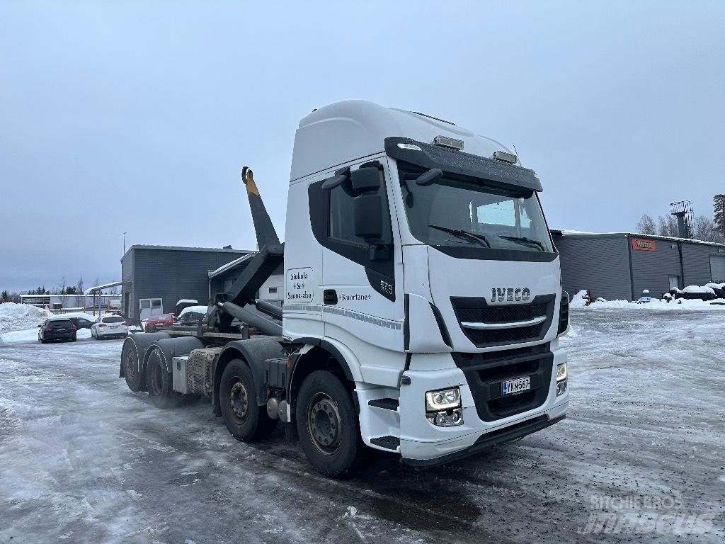 Iveco X-Way 560 8x2 Φορτηγά ανατροπή με γάντζο